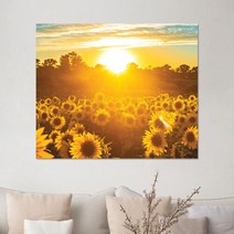 트리빌리지 벽꾸미기 특별한선물 캔버스 해바라기 사진액자(65x80cm), 선택완료