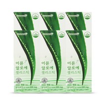 네추럴라이즈 총다당체 200mg 먹는 이뮨알로에 젤리스틱 6박스 알로에겔 알로에베라, 280g, 6개