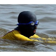 스노쿨링 모자 스쿠버 후드 수중모자 자외선 차단, 로즈 레드