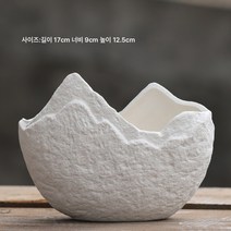 심플 화이트 수경 동전초 화분 무공 물샘플 식물 홈 장식 장식 그린라 수련 그릇 연분, 화이트 알파인-수경법, 세라믹