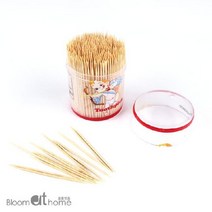 블룸엣홈 가는 대나무 양면 이쑤시개, 600개입, 1개