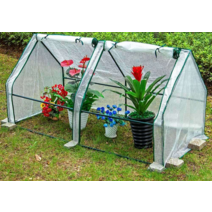 조립식 비닐하우스 온실 단열 방수 커버 돔형 첨탑형, 첨탑 흰색 길이240x너비90x높이90CM