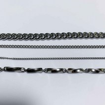 0848 남자 목걸이 여자 목걸이 써지컬스틸 심플 체인 목걸이(무료배송)