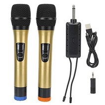 kafuty-1 1 턴 2 fm 라디오 마이크 핸드헬드 ktv 가라오케 파티 마이크 세트 안정 신호 엔터테인먼트용 마이크