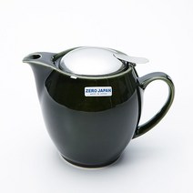 제로재팬 도자기 라운드티팟 1인용 350ml 안티크그린, 상세페이지 참조