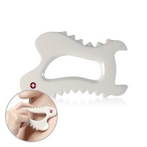 도자기괄사 괄사 유기괄사 옥괄사 세라믹 구아샤 보드 피부 긁기 도구 얼굴 마사지 치료 전신 조각 포인트 침술 등 열기, [01] 1 Pc