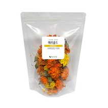 JEJU 제주 [무농약] 마리골드 꽃차 메리골드 꽃송이 MARIGOLD 100%, 30g, 1개입, 1개