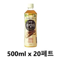 사랑주는쇼핑몰 광동제약 우엉차 500ml, 20개