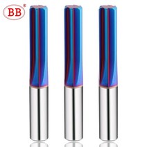 핸드 리머 BB 카바이드 리머 CNC 기계 구멍 디버링 도구 블루 코팅 HRC60 라스 커터 드릴 스테인레스 스틸, 20 2x100mm