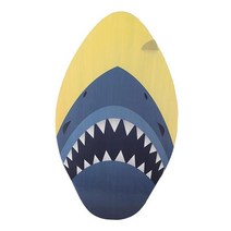 스킴보드 비치 얕은 30 인치 스탠딩 유니버설 샌드 10 대 해변 장난감, 3.Shark Beach