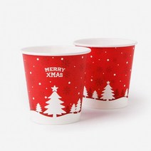 파티컵 종이컵 파티컵(소) 성탄절 스노우트리 10개입 파티컵장식소품 크리스마스파티컵 IDG 크리스마스선물, 목도리