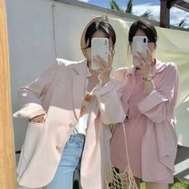 라라벨 여성용 자켓 로이모 카라 버튼 베이직 파스텔 컬러 포인트 솔리드 데일리 자켓