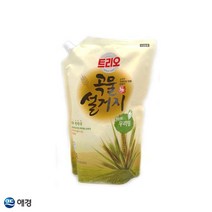 애경 트리오 곡물설거지 주방세제 리필 1.2L 설거지 베이킹소다 퐁퐁 식기세척기 설거지, [선택] 트리오 곡물설거지 우리밀 1.2L 리필