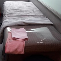 (배드비닐 1mm 120*260) 침대비닐커버 마사지비닐 피부관리실비닐 피부샵비닐커버 베드비닐 오일커버시트 경락비닐 마사지침대시트 투명비닐커버