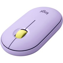 로지텍 페블 M350 무소음 무선 마우스 910-006746, 라벤더 레모네이드