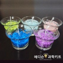 젤리양초만들기(12인용)-유리 내열용기 포함, 보라