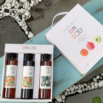 농부프린스 석류청 개복숭아청 감식초 오디청 선물세트, 석류청 개복숭아청 감식초 오디청 5종선물세트