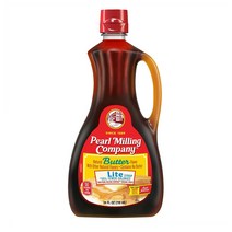 Pearl Milling Company 펄밀링 버터 라이트 시럽 Butter Lite Syrup 710ml 3팩, 3개
