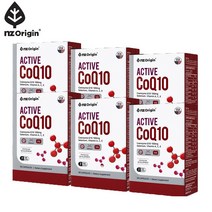 액티브 코큐텐100MG 코엔자임Q10 순도98%이상 하루권장량100% 혈압 영양제 30캡슐x6박스 연질캡슐 셀레늄 비타민A C E 미국 항산화 혈압이놓은분 혈압 낮추는 건강기능식품