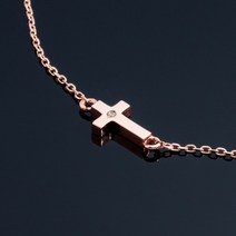 엘렌쥬얼리 14K 세인트 십자가 목걸이 42cm