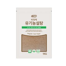 비정제유기농설탕1kg, 2개, 1kg