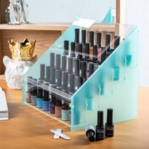 매니큐어 정리함 진열대 뚜껑형 완제품 (네일아트 화장품 정리함 진열함)
