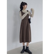 자켓 브이넥 배색롱 결혼식 편한 체크 원피스 샤틴 블랙 보라색 학생 정장 xxl 민소매