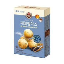 백설 오븐용깨찰빵믹스500G 홈베이킹 키즈쿠킹 믹스가루 간식만들기 CJ 어린이 간식, 1개