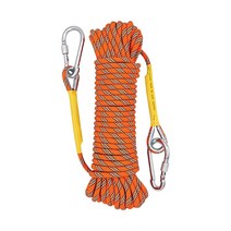 야외 로프 안전 로프 내마 모성 등반 로프 인명 구조 로프 등반 로프 내리막 로프 구조 로프 장비, 8MM 10m