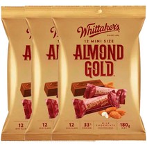 휘태커스 아몬드골드 미니슬랩바 12개 180g X 3개 묶음 외