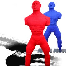 사람형샌드백 사람 인형 모양 모형 흡착판 인간 샌드백 권투 복싱 다이어트, G150파란색고무휴머노이드(가정용)