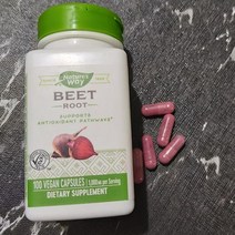 네이쳐스웨이 비트 뿌리 영양제 500mg 100캡슐 15일분