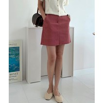 S-2XL 골덴 코듀로이 벨로아 미니 스커트 빅사이즈 골지 H라인 일자핏 포켓 짧은치마