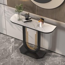 남쪽나무 북유럽 현관 콘솔장식장 복도콘솔 테이블, 설산백태면, 길이80cm폭30cm높이80cm