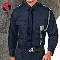 티뷰크 작업복 TB-19J 경비복 추동복 와이셔츠 근무, 2XL, 1개