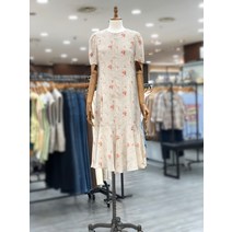 써스데이아일랜드 플라워 미디 슬림 원피스 t224aop247