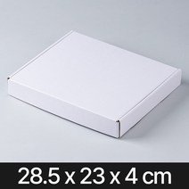 일체형 선물상자 화이트(28.5x23x4)포장 박스 기성 케이스 소량 택배 답례품 기프트, 26P6_일체형 화이트/033 (28.5x23x4)