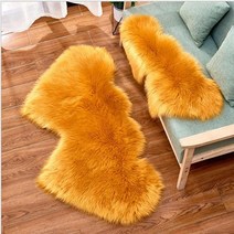 소파덮개 더블 하트 모양 카페트 카펫 거실 러그 대형 복도 바닥 소프트 플러시 Doormat 층 비 슬립 러그, 11 주황색_01 35x70cm