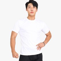 무지 반팔티 3P 라운드 쿨티 헬스 운동 남녀공용
