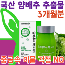 국내산 몸에 좋은 십자화 과 양배추 추출 물 분말 중금속 없는 이물 불검출 비타민 U 유 K 설포라판 정 타입 한 알 500mg 엽산 약 3 개월 분량 식품 파는곳 추천, 1