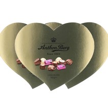 Anthon Berg Luxury Gold Heart Chocolate 안톤버그 럭셔리 골드 5종 초콜릿 하트 선물 세트 3박스