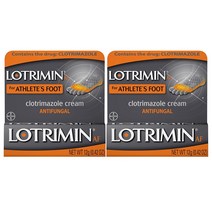 Lotrimin AF 로트리민 AF 클로트리마졸 안티펑걸 트리트먼트 크림 12g 2팩