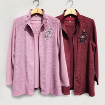 허니마마 캐서린 앙상블 가디건 세트 할머니 옷 80대 자켓 요양원 상의 노인 선물