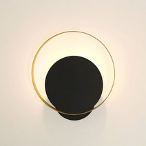 써클링 인테리어 벽등, G9 LED 전구 (전구색)