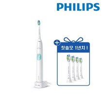 필립스 필립스 소닉케어 음파칫솔 프로텍티브클린 1.0 싱글 HX6807/06+칫솔모 1년치(HX6064), 단일옵션