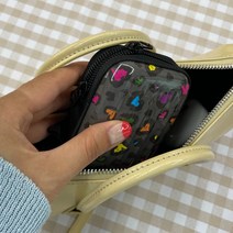 레오파드 캐리어 디자인 악세사리 수납 미니파우치