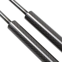 쌍용 코란도 C200 용 리어 테일 게이트 스트럿 뉴 액티언 2010-2019 트렁크 부트 리프트 서포트 흡수 장치, 02 black carbon fiber