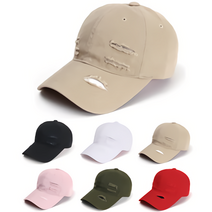 TN-SN 스크래치링 볼캡 남녀공용 모자