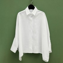 퀸앤조이 프리미엄 린넨 시크 블라우스