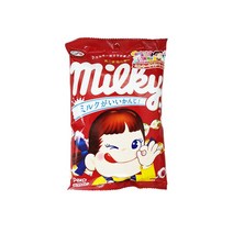후지야 밀키 페코 캔디 82.8g 밀크 츄잉캔디 사탕, 1개